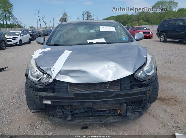 5NPDH4AE6GH785777 2016 HYUNDAI ELANTRA Silver უკანა სალონის ხედი