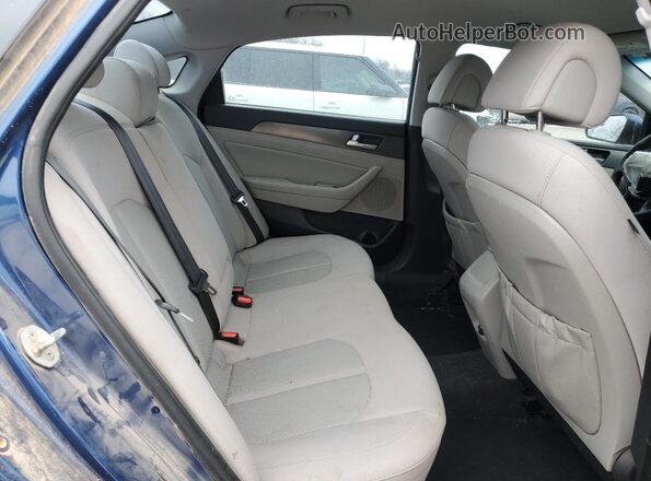 5NPE34AF7HH483511 2017 HYUNDAI SONATA Blue Вид задніх сидінь