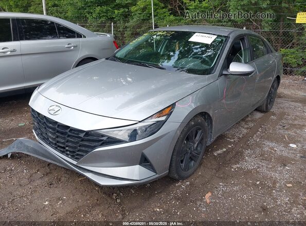 5NPLM4AG9NH065024 2022 HYUNDAI ELANTRA Gray Vista tres cuartos delantera izquierda