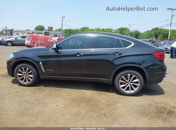 5UXKU2C58J0Z61817 2018 BMW X6 Black Vista interior de 360 grados