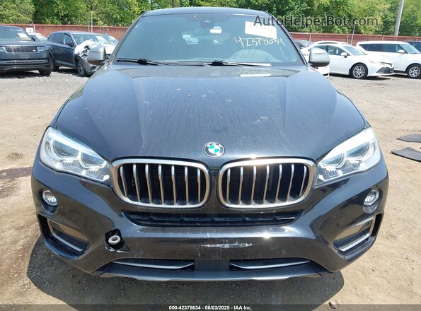 5UXKU2C58J0Z61817 2018 BMW X6 Black Vista del cuadro de instrumentos