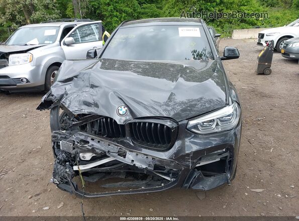 5UXTY9C05M9F31722 2021 BMW X3 Gray Instrument cluster view