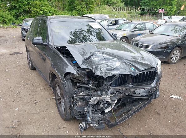 5UXTY9C05M9F31722 2021 BMW X3 Gray Front view
