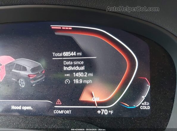 5UXTY9C05M9F31722 2021 BMW X3 Gray 