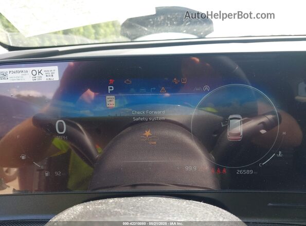 5XYK53DF5RG139896 2024 KIA SPORTAGE Gray Vista de los asientos traseros