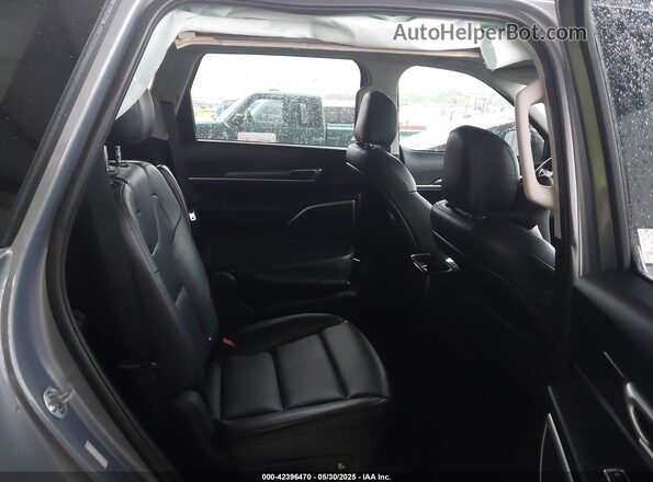 5XYP64HC2MG099925 2021 KIA TELLURIDE Gray Widok naklejki z numerem VIN