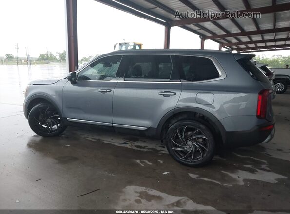 5XYP64HC2MG099925 2021 KIA TELLURIDE Gray Widok wnętrza 360 stopni