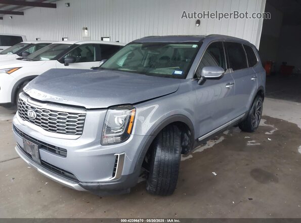 5XYP64HC2MG099925 2021 KIA TELLURIDE Gray Przód lewy