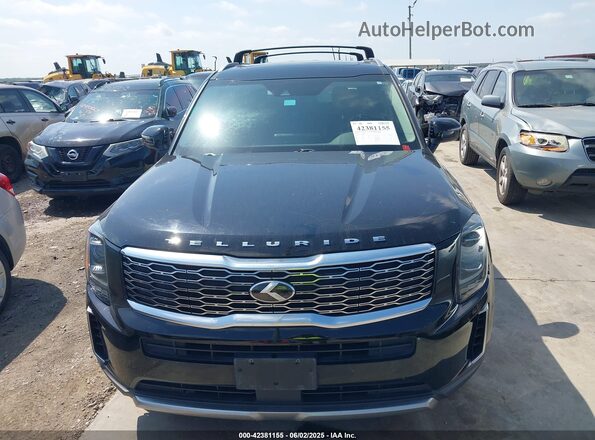 5XYP6DHC4LG012511 2020 KIA TELLURIDE Black Widok zestawu wskaźników