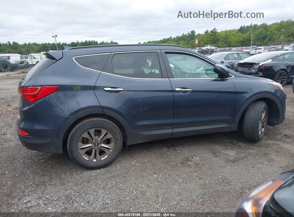 5XYZUDLB3GG313628 2016 HYUNDAI SANTA FE SPORT Black უკანა სალონის ხედი