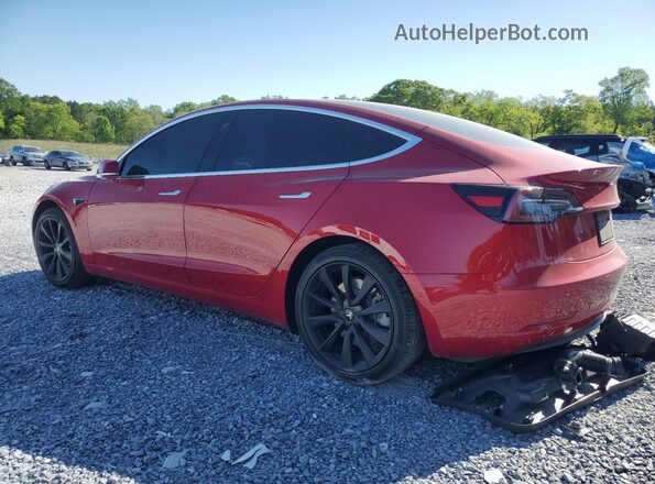 5YJ3E1EB0LF735632 2020 TESLA MODEL Красный Задняя левая четверть