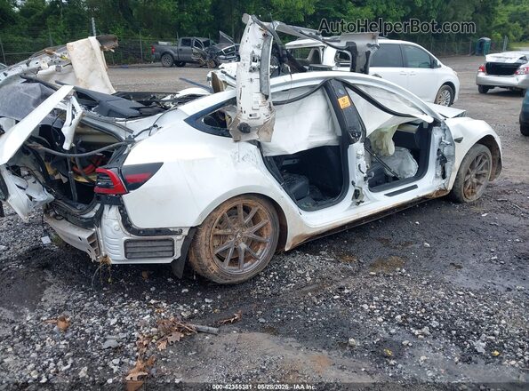 5YJ3E1EB3NF186902 2022 TESLA MODEL 3 White Trasero derecho