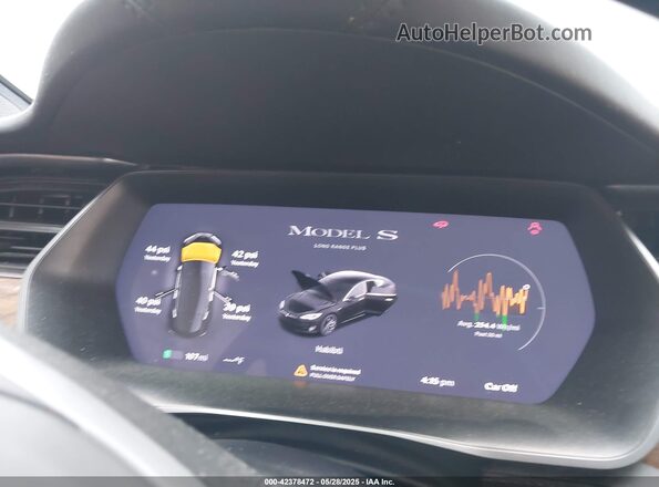 5YJSA1E22LF367526 2020 TESLA MODEL S Black Widok tylnych siedzeń