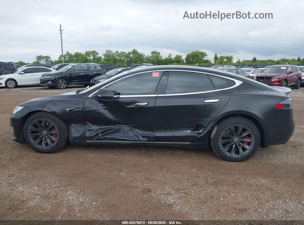 5YJSA1E22LF367526 2020 TESLA MODEL S Black Widok wnętrza 360 stopni