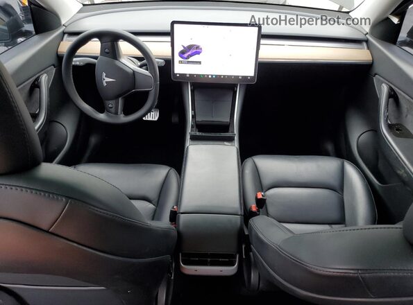 5YJYGDEE3MF084655 2021 TESLA MODEL Black Widok deski rozdzielczej