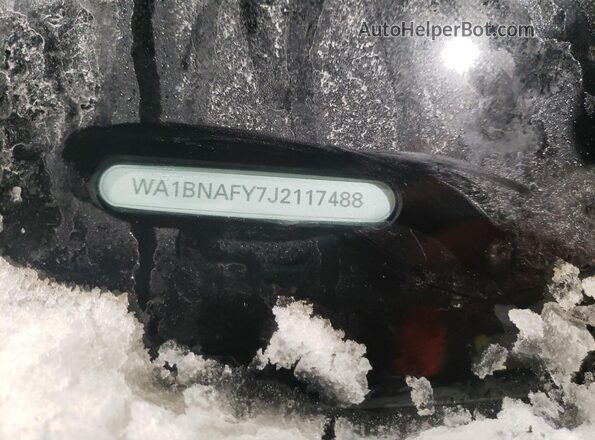 WA1BNAFY7J2117488 2018 AUDI Q5 Charcoal Вид підкапотного простору