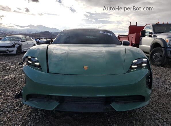 WP0AB2Y1XLSA52464 2020 PORSCHE TAYCAN Green წინა ხედი