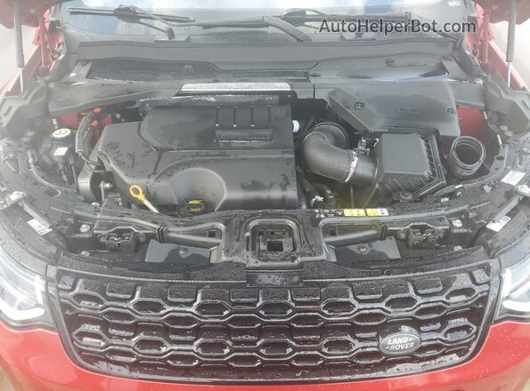 SALCT2FX7MH902780 2021 LAND ROVER DISCOVERY Red Engine compartment view