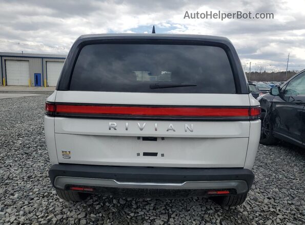 7PDSGABL3PN004096 2023 RIVIAN R1S White უკანა ხედი