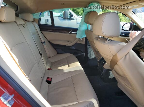 5UXXW3C34H0T79096 2017 BMW X4 Красный 