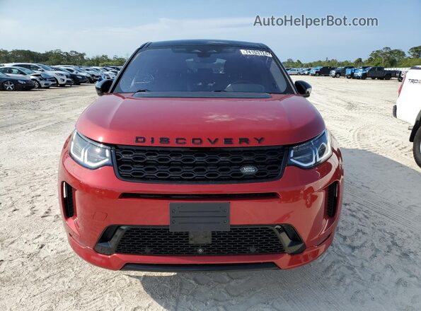 SALCT2FX7MH902780 2021 LAND ROVER DISCOVERY Red Front view