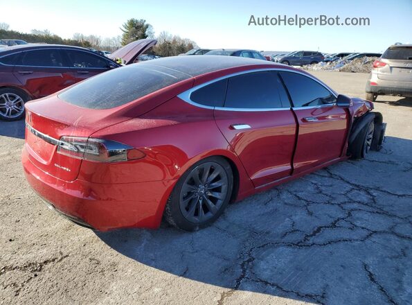 5YJSA1E24LF391469 2020 TESLA MODEL Красный Задняя правая четверть