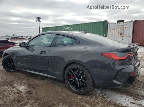 WBA13AR04NCJ02389 2022 BMW M4 Gray Trasero izquierdo