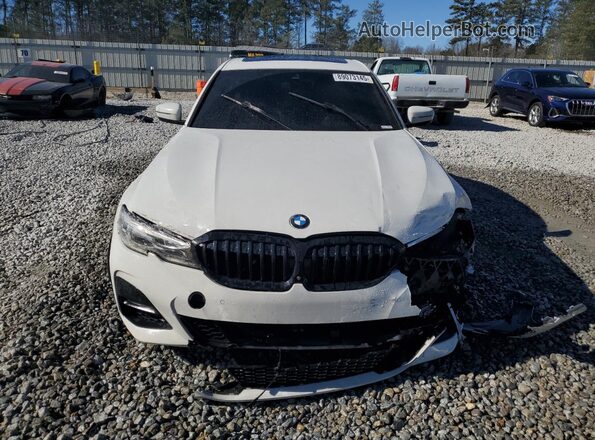 WBA5R1C0XLFH39312 2020 BMW 3 SERIES White Front view
