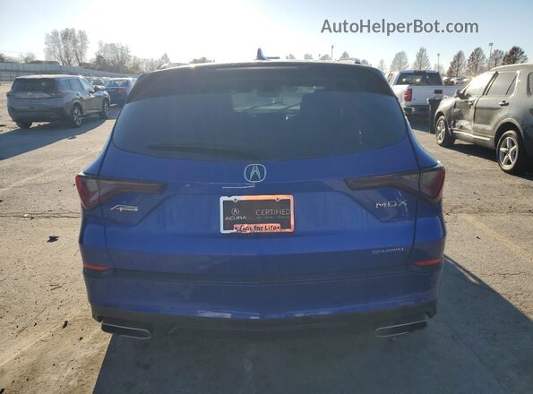 5J8YE1H0XNL045999 2022 ACURA MDX Blue Вид ззаду