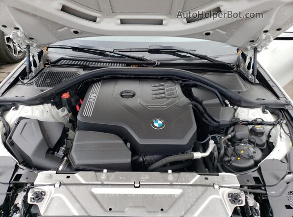 3MW5R7J09M8B66030 2021 BMW 3 SERIES White Rear interior view