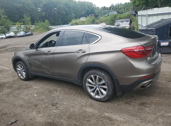 5UXKU2C30H0N85574 2017 BMW X6 Brown უკანა მარცხენა