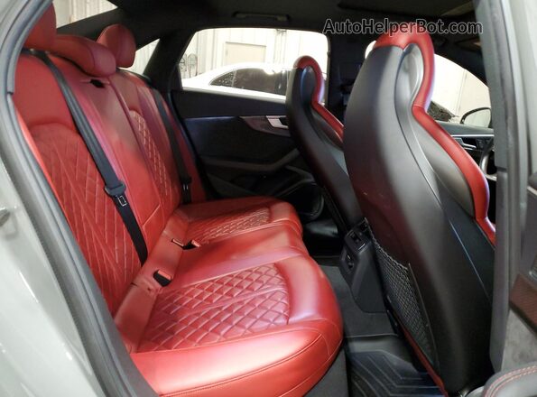 WAUB4AF46KA115225 2019 AUDI S4 Gray Vista de los asientos traseros