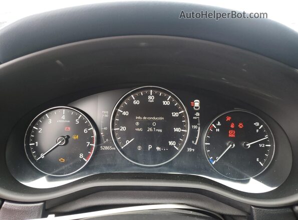 3MVDMBBL4MM223264 2021 MAZDA CX-30 Gray Instrument cluster view