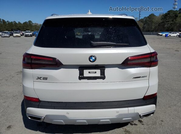 5UXCR6C07P9N71121 2023 BMW X5 White უკანა ხედი