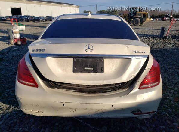 WDDUG8FB5HA313822 2017 MERCEDES-BENZ S White Vista trasera