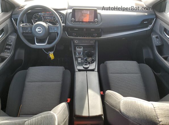 JN8AT3BB7MW217483 2021 NISSAN ROGUE Black Առջևի վահանակի տեսք