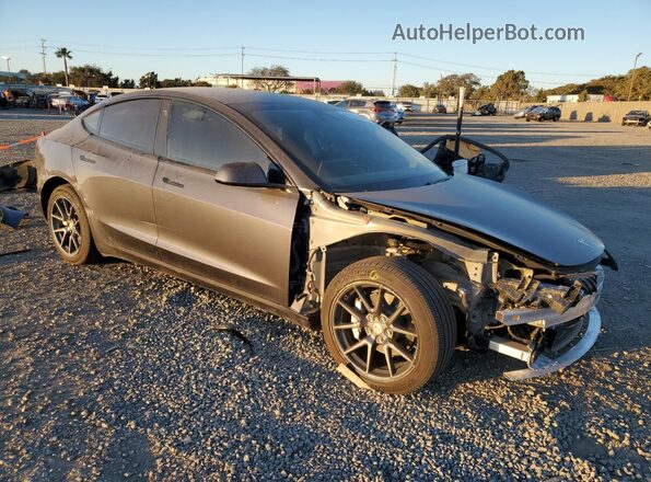 5YJ3E1EBXMF072619 2021 TESLA MODEL Gray Առջևի աջ