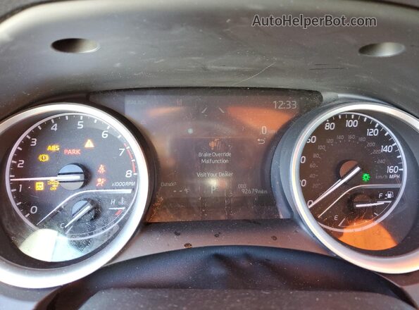 4T1C11BK7MU037734 2021 TOYOTA LE Серый Вид щитка приборов