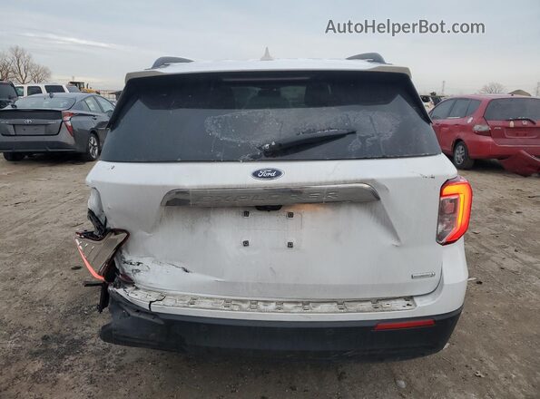 1FMSK7DH8LGC02636 2020 FORD FORD EXPLORER White Вид ззаду