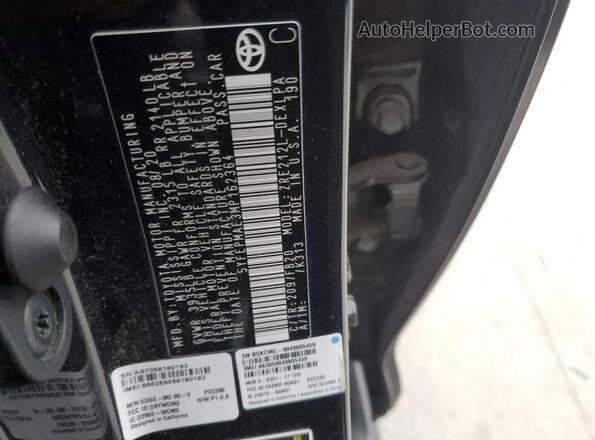 5YFEPMAE3MP162364 2021 TOYOTA LL Black 