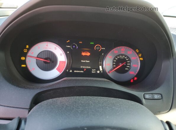 5J8TC2H69ML031441 2021 ACURA RDX Black Widok zestawu wskaźników