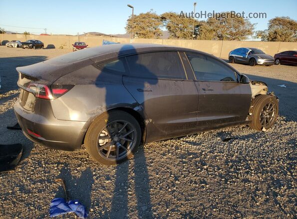 5YJ3E1EBXMF072619 2021 TESLA MODEL Gray Հետևի աջ
