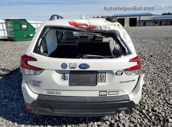 JF2SKADC3LH596659 2020 SUBARU FORESTER White უკანა ხედი
