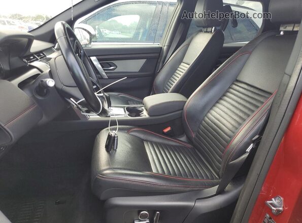SALCT2FX7MH902780 2021 LAND ROVER DISCOVERY Red Front interior view