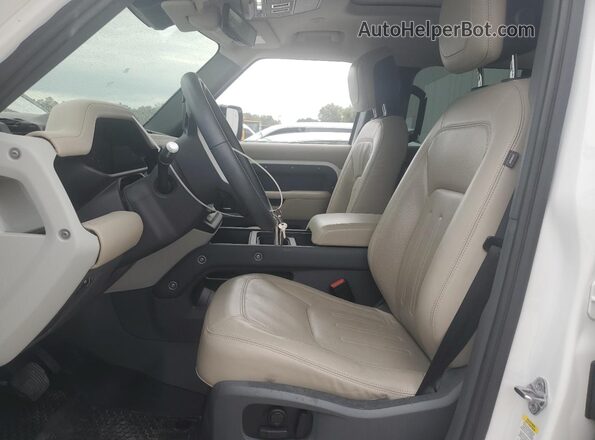 SALE9EEU8L2018476 2020 LAND ROVER DEFENDER White წინა სალონის ხედი