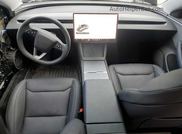 5YJ3E1EA7SF878678 2025 TESLA MODEL Black Widok deski rozdzielczej