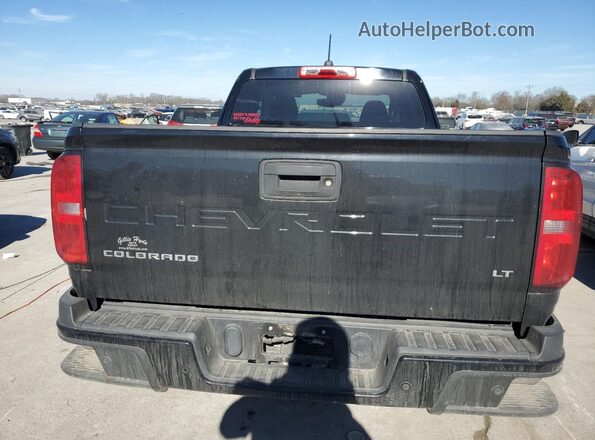 1GCHSCEA2M1235015 2021 CHEVROLET COLORADO Черный Вид сзади