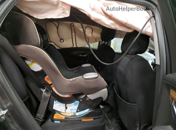 3GKALTEV9LL205961 2020 GMC TERRAIN Black უკანა სავარძლების ხედი