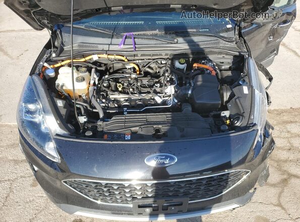1FMCU9CZ8MUA40028 2021 FORD ESCAPE Black Engine compartment view