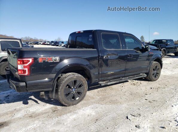 1FTEW1E47LFC12899 2020 FORD F150 Черный Задняя правая четверть